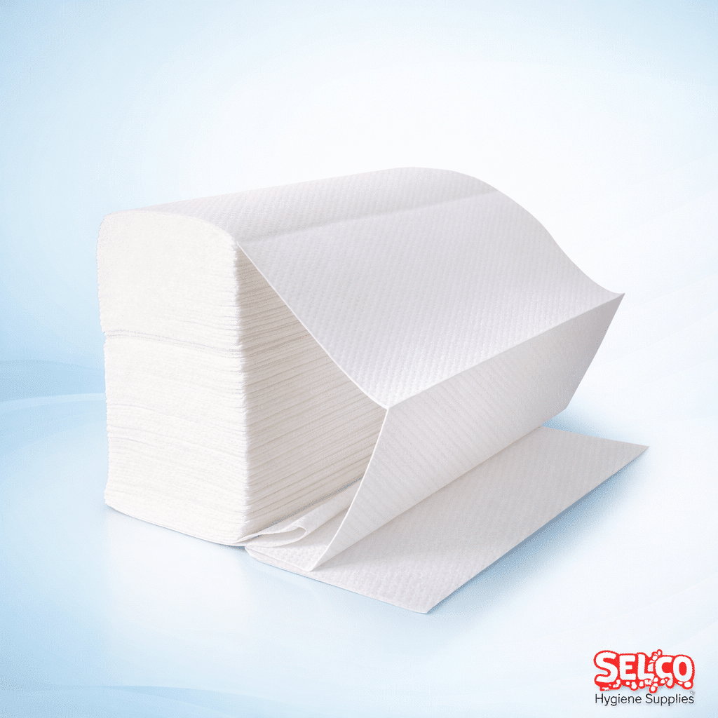 Prestige Hand Towels 2PLY Z-Fold - 15x 200 - White - 200 Sheets - Image 2